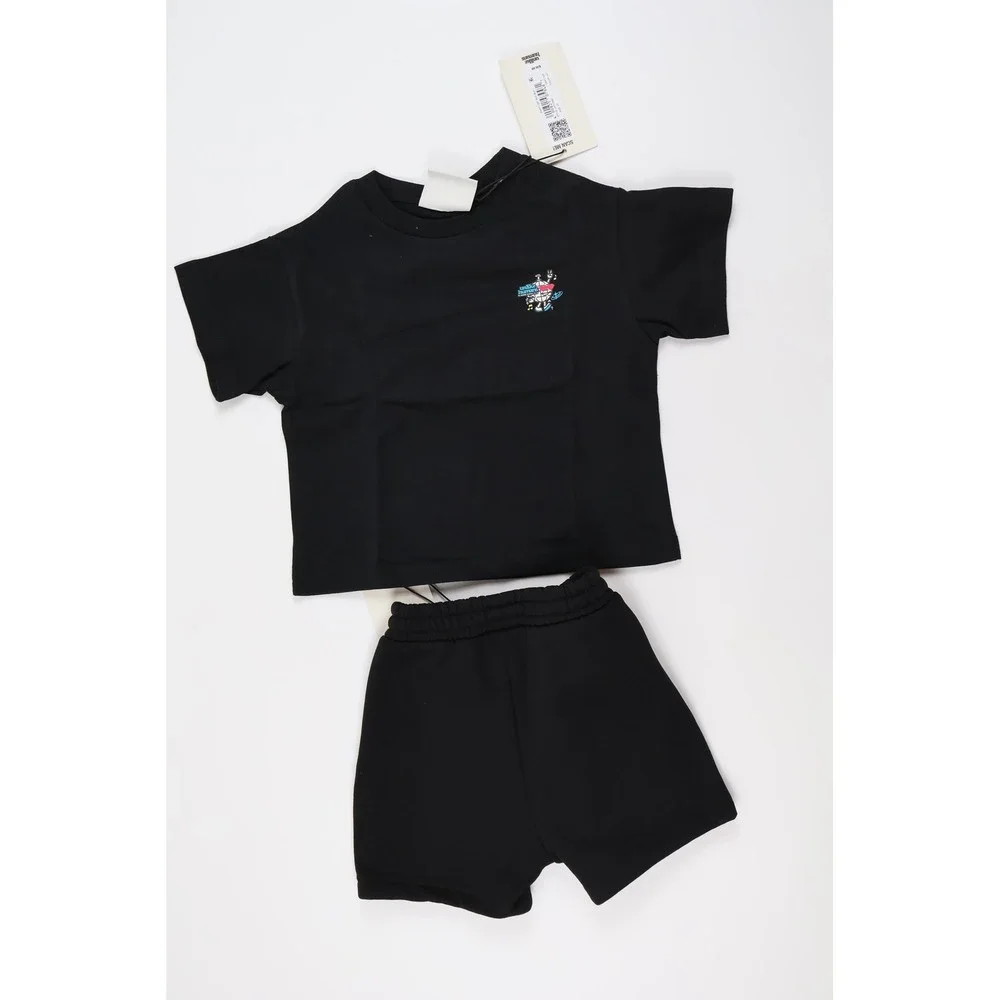 Unlike Humans 2-Piece Set Summer Party Club Black Graphic 3T NWT